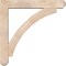 Ekena Millwork Thorton Craftsman Smooth Bracket w/ Offset Brace, Douglas Fir, 7 1/2"W x 46"D x 46"H BKT0806X46X46THR04SDF - alternate 2